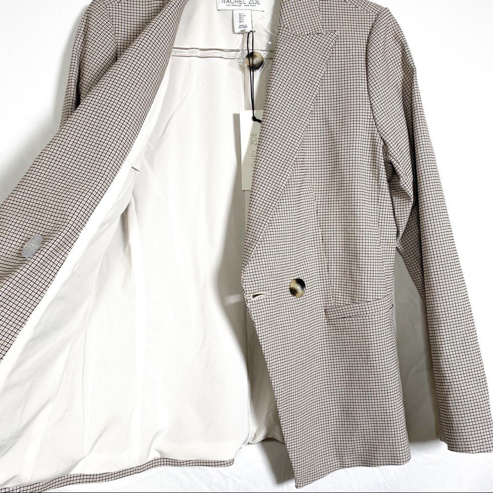 Rachel Zoe Tan and Black Blazer Size Small - Picture 7 of 7
